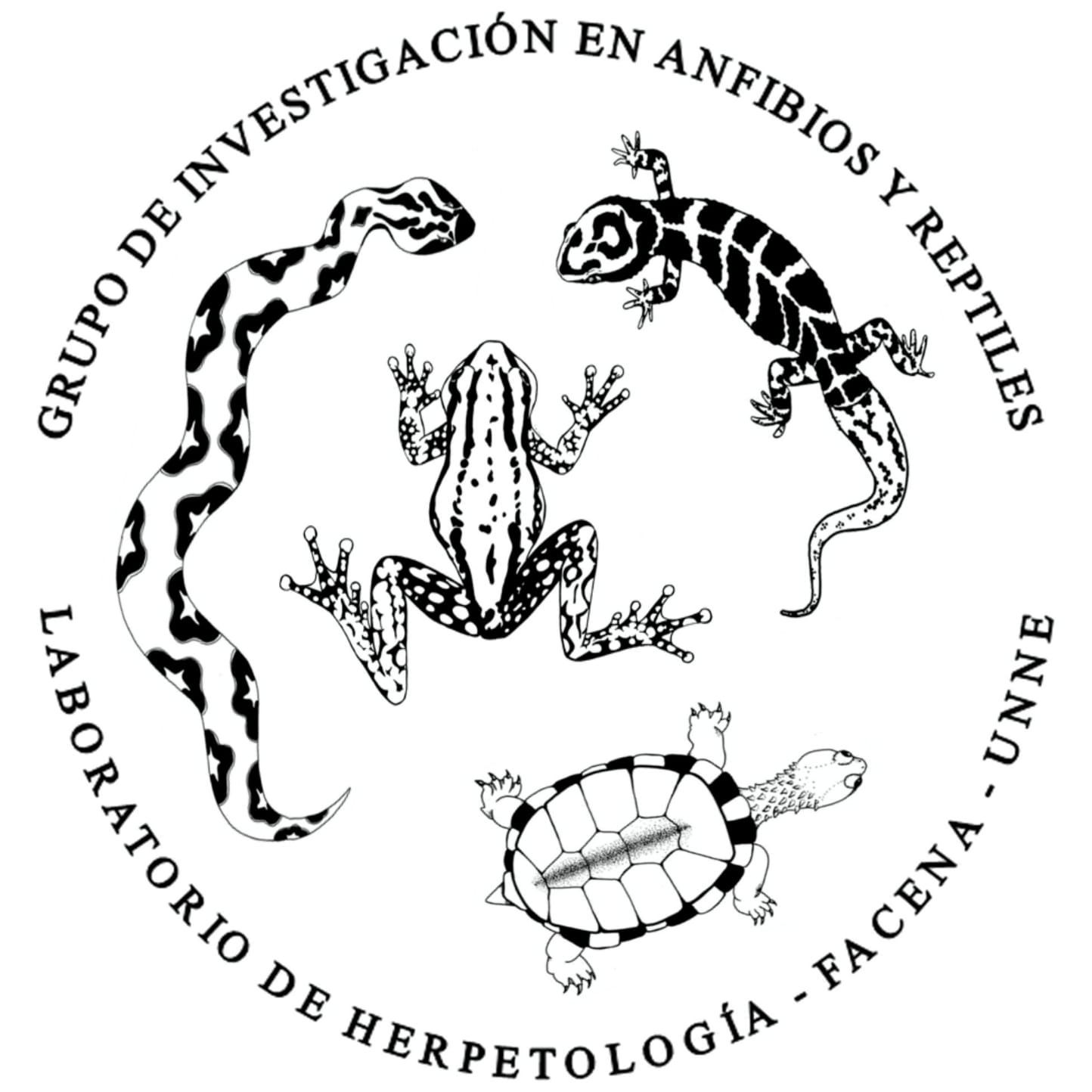 logo del Grupo de Investigacion en Anfibios y Reptiles de la UNNE