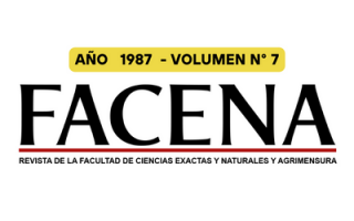 Revista FaCENA - Año 1987 - Volumen 7