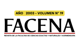 Revista FaCENA - Año 2003 - Volumen 19